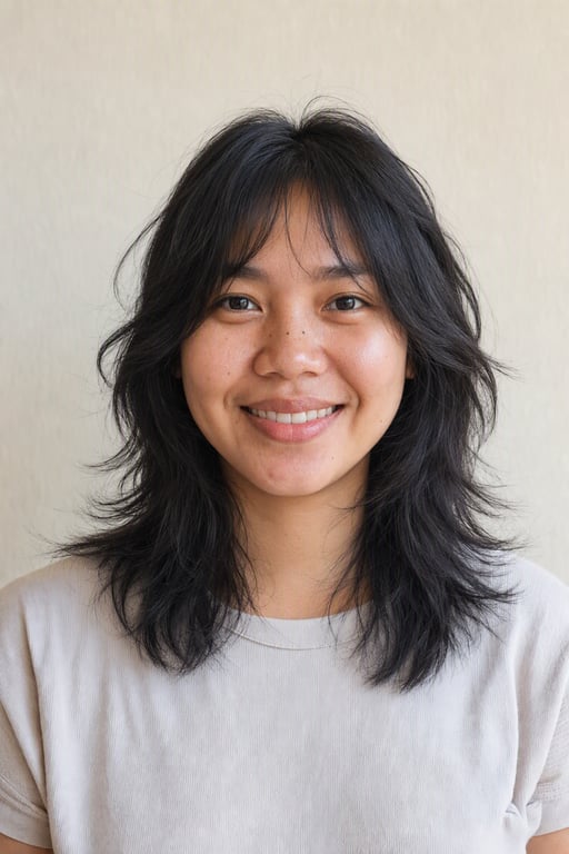 Wolf cut: Magulong layers at prinutol na bangs, nabubuhay sa texture