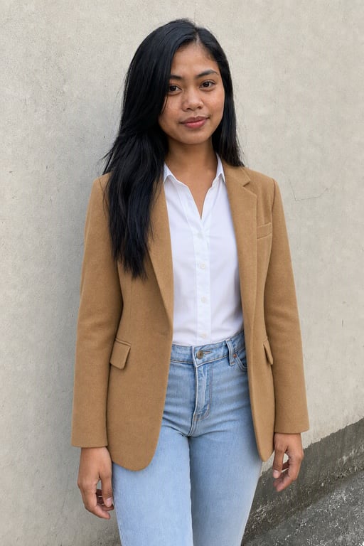 Camel blazer