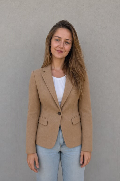 Marynarka w kolorze camel