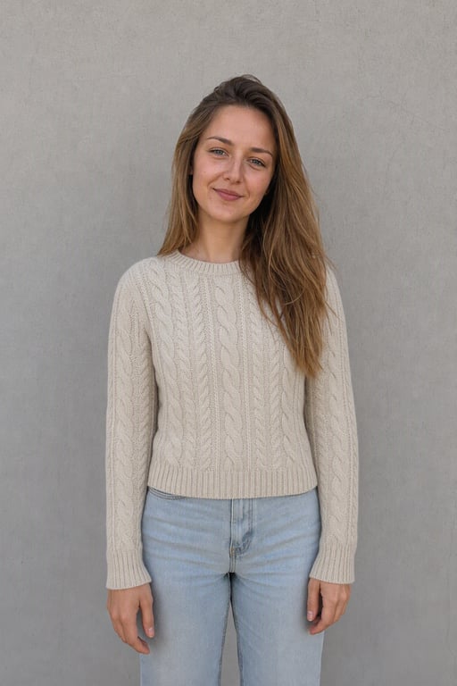 Sweter z dzianiny