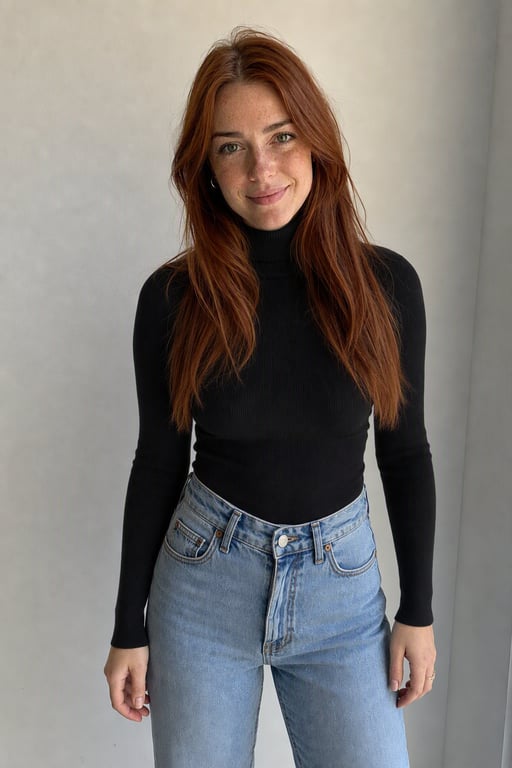 Col roulé noir