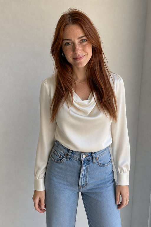 Blouse de soie