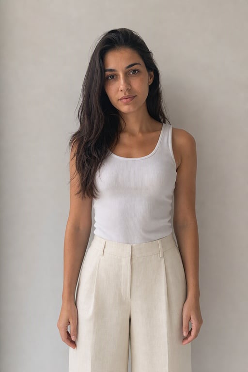 Pantaloni largi de in