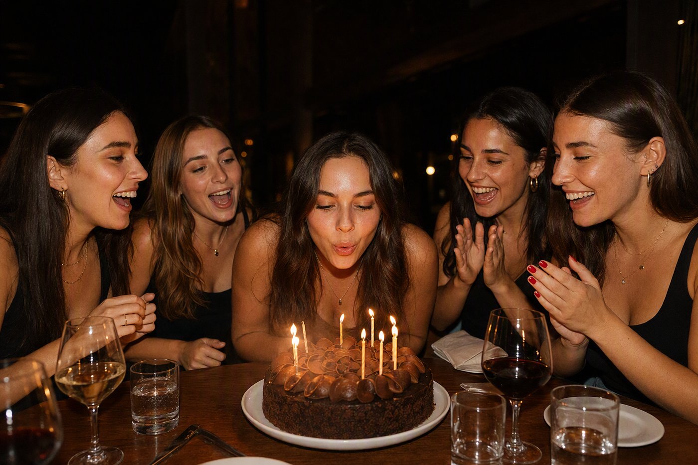 Birthday dumps: the candles, the cheer, and the flash