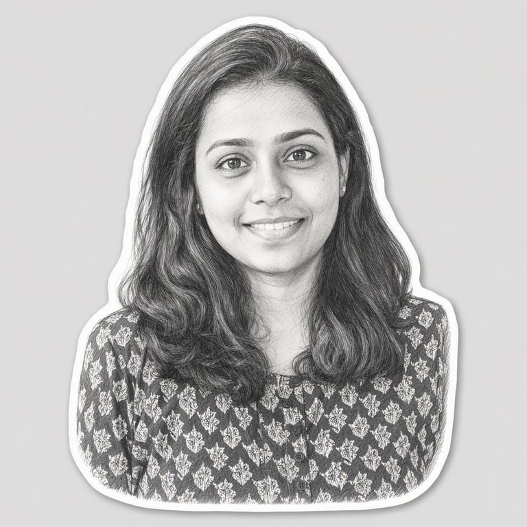 பென்சில் ஸ்கெட்ச்: கிராஃபைட், லேசான ஹேட்சிங்