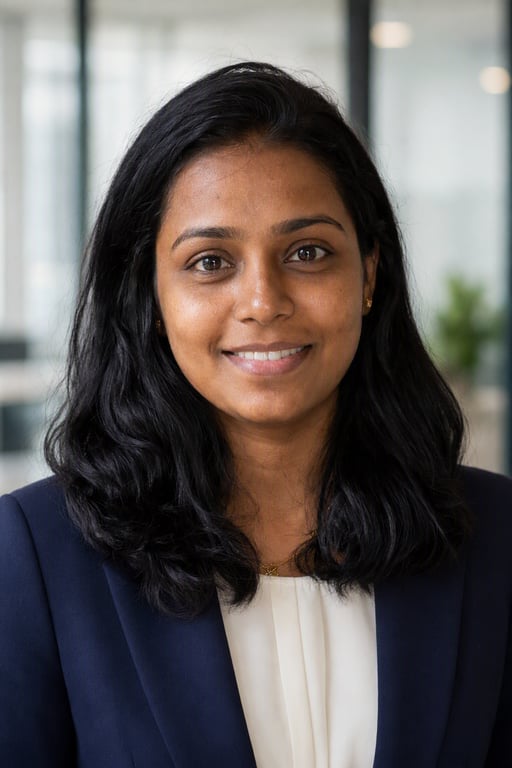 அலுவலகம்: நேவி பிளேசர், மங்கலாக்கப்பட்ட நவீன அலுவலகம்