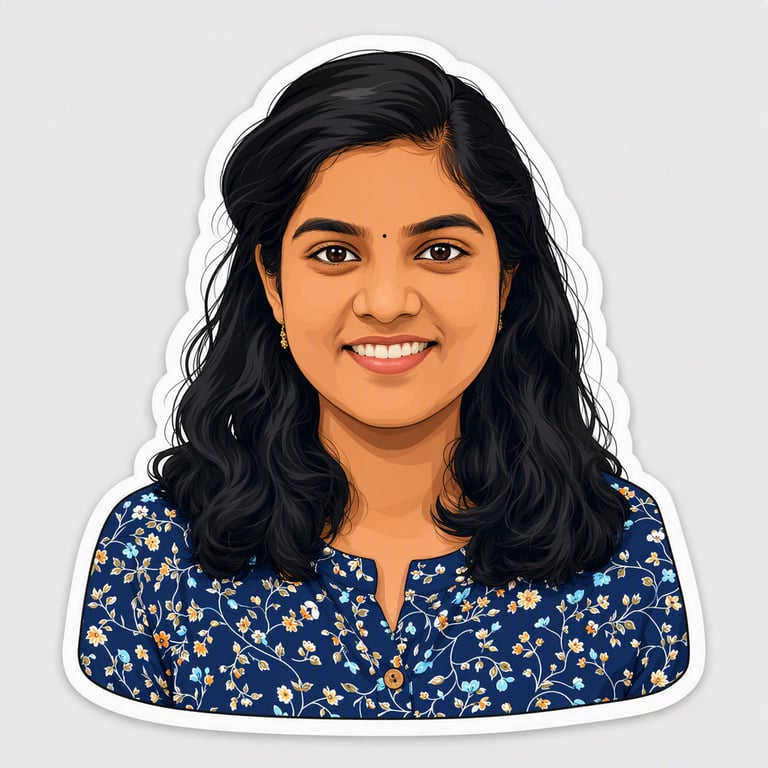 కార్టూన్: శుభ్రమైన ఆకారాలు, ఫ్లాట్ రంగు, సన్నని ఔట్‌లైన్