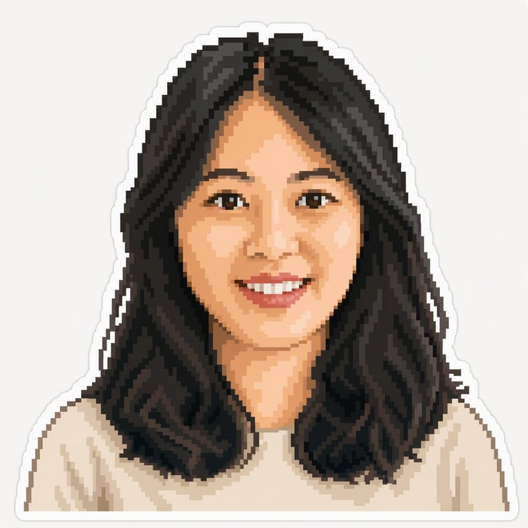 像素風: 粗顆粒 16 位元、素色底