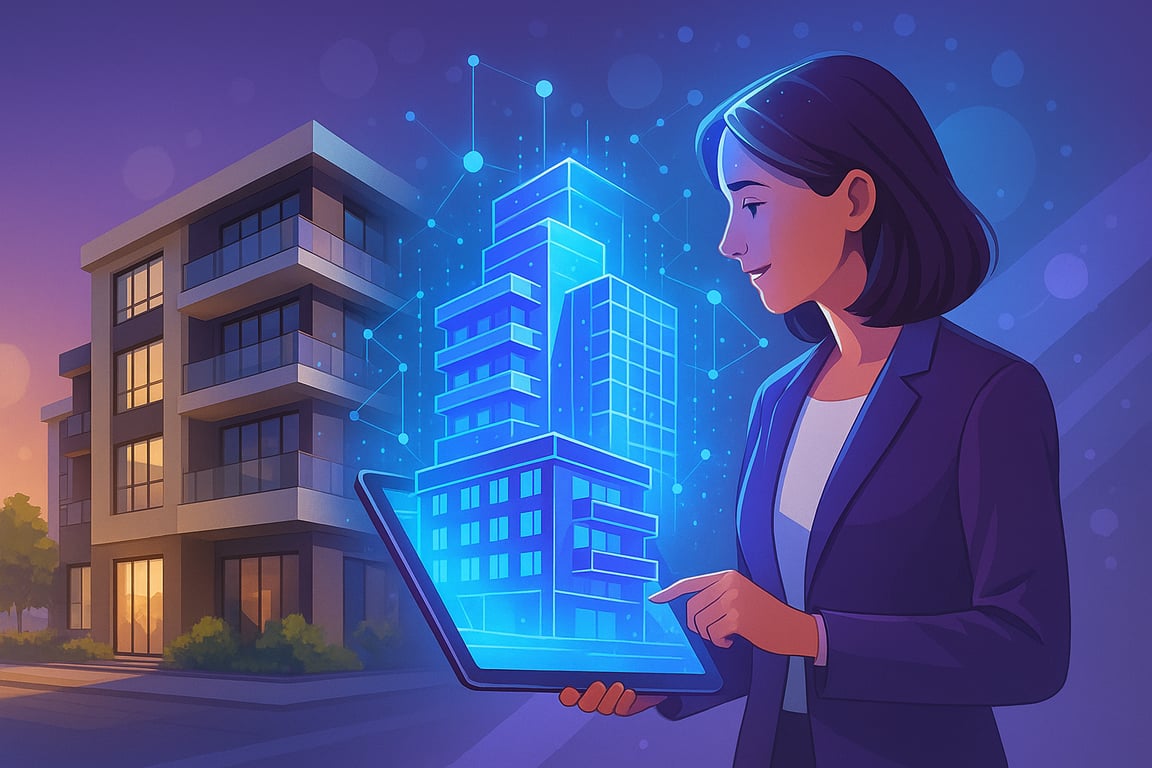 تقنية التوأم الرقمي للعقارات