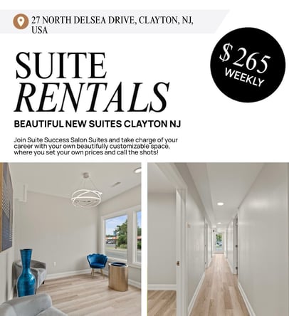 Private Salon Suites in Clayton, NJ – Starting at $175/Week!
