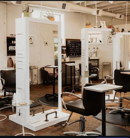 boutique salon booth rental available