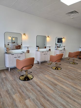 Salon Chair Rentals in Downtown Antioch, IL at Sage & Ash Salon