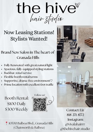 📍 The Hive Hair Studio – Granada Hills, CA