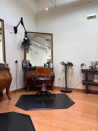 Bright Styling Chair for Rent in Westmont — Natural Light & High Ceilings!