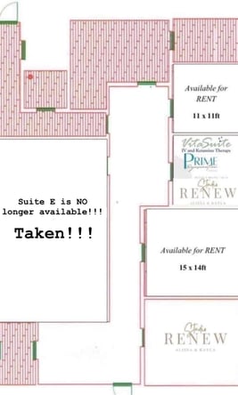 Fully furnished hair salon suite located at The Suite Emporium in Holstein, IA