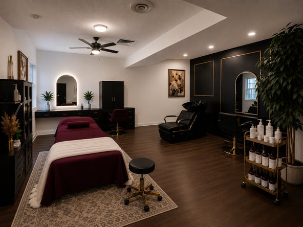 Private Spa Rooms & Hair Booth Available – Prime Location – Move-In Ready!