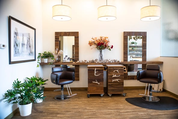 High-End Organic Salon Chair & Aesthetician Room Rental + Buy Opportunity in Wayzata