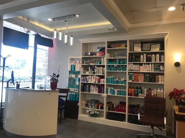 Manicure Chair for rent in well-established hair salon in Fairfax