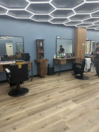 Barber Chair is available for rent in a barbershop. $1000 monthly or $35 daily