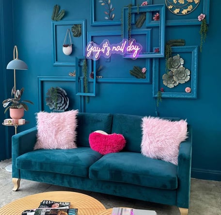 A Room in high teraffic nail salon