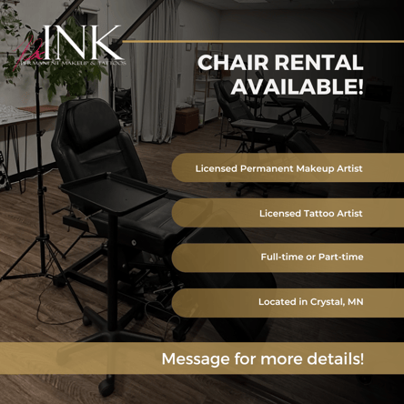 Chair available for rent!