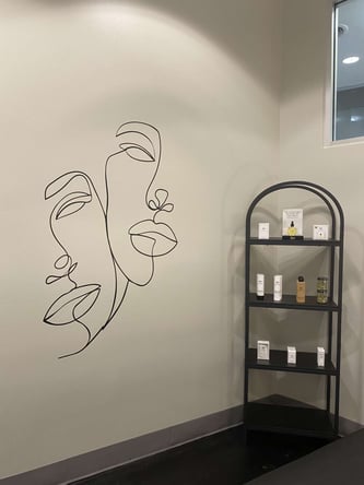 Fully furnished Esthetician room