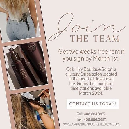 LUXURY ORIBE SALON IN LOS GATOS