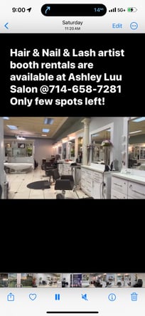 Hair/ nails/ lashes station rental