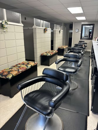 Small, welcoming salon offering simple yet quality hair and beauty services in a relaxed environment