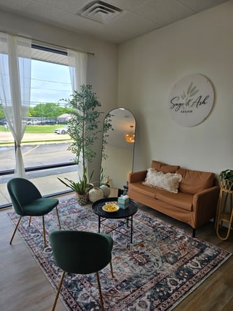 Salon Chair Rentals in Downtown Antioch, IL at Sage & Ash Salon