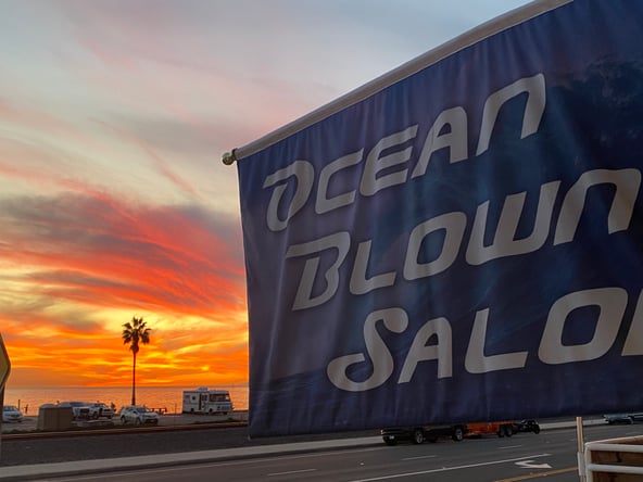 Ocean Blown Salon Capistrano Beach, California Ocean view stations available to rent