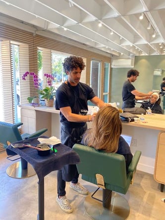 Salon Chair Rentals for Stylists and Colorists at Tomer K Hair in West Hollywood, CA