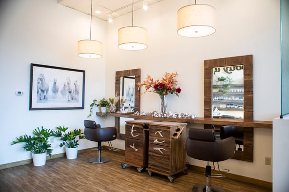 High-End Organic Salon Chair & Aesthetician Room Rental + Buy Opportunity in Wayzata