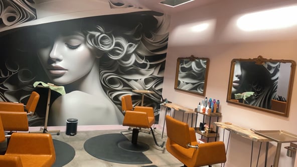 Salon chair or Private Room