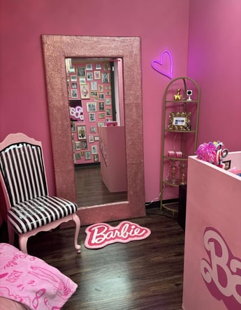 Houston Barbie Theme Hair & Makeup Salon