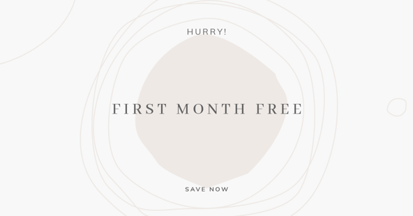 First Month’s Rent is Free