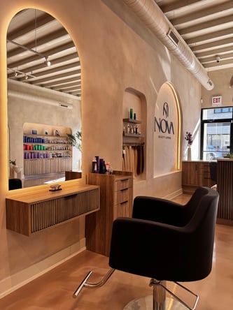 Luxury Chair Rental in Edison Park, Chicago | NOVA Beauty Lounge