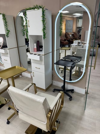 Salon Chairs, Nail Stations & Private Spa Rooms – Miami Beach