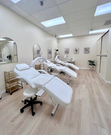 Esthetician Station Rental (Lash, Brow, and Makeup Artist Bed)