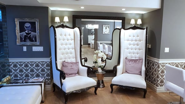 Open chair stations for rent in the heart of Beverly Hills