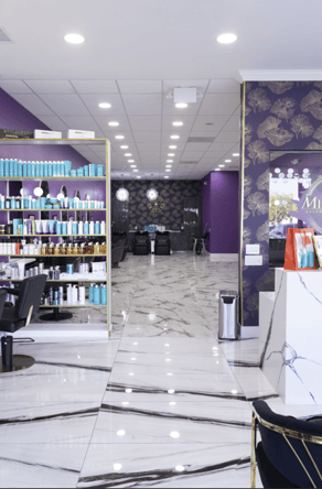 Professional Luxury Salon Stations & Private Rooms for Rent in Corona ca