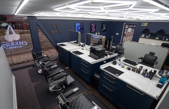 Booth Chair Rental at Upscale Barbershop For Men & Women Clientele in Prime Location of Cherry Creek