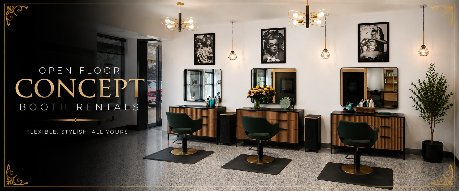 Beautiful Salon Chair Rental in prime Fairlawn location. Perfect for an independent stylist.