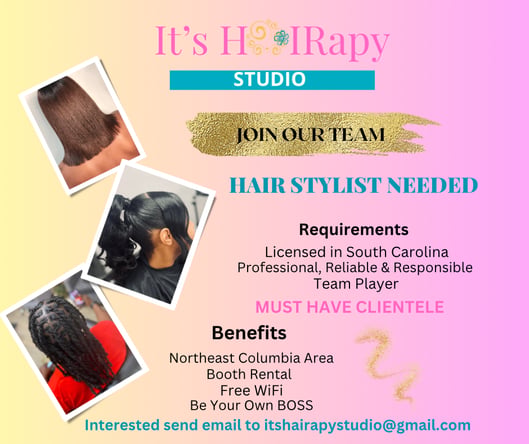 BE YOUR OWN BOSS HAIR STYLIST NEEDED