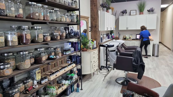 Hair Stylist Booth for rent in busy Salon.