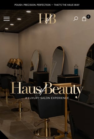 Luxe space called HaUs of beauty