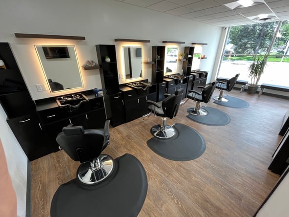 Salon Booths Available for Lease $125 per week for the first 26 Weeks