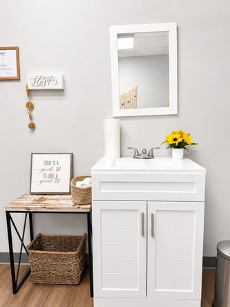 Fully Equipped Esthetic Treatment Room with Sink – Charlotte