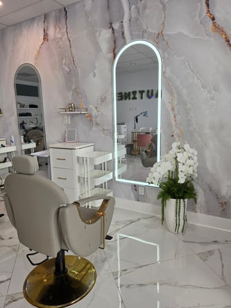 Private Stylist Chair in Modern Salon in heart of Fort Lauderdale