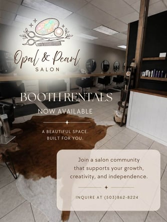 Hairstylist & Nail Tech Stations for Rent